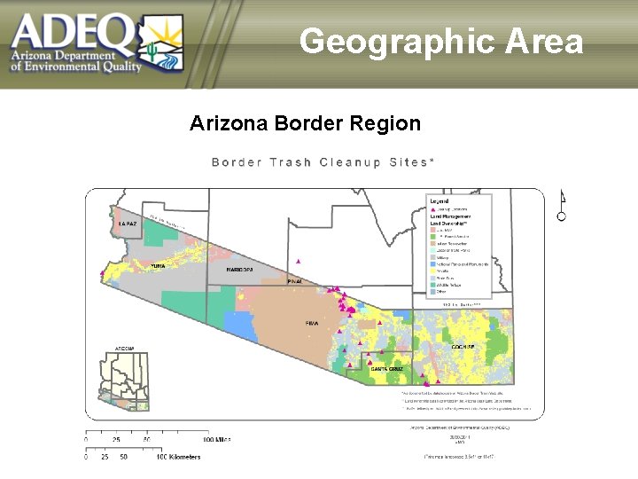 Geographic Area Arizona Border Region 