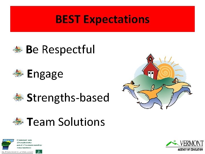 BEST Expectations Be Respectful Engage Strengths-based Team Solutions 