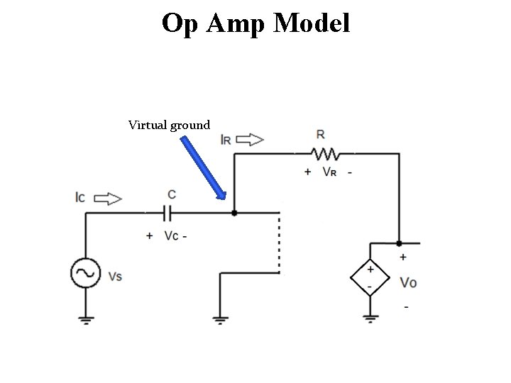 Op Amp Model Virtual ground 