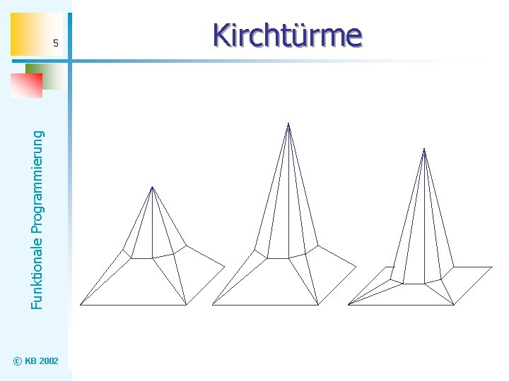 Funktionale Programmierung 5 © KB 2002 Kirchtürme 