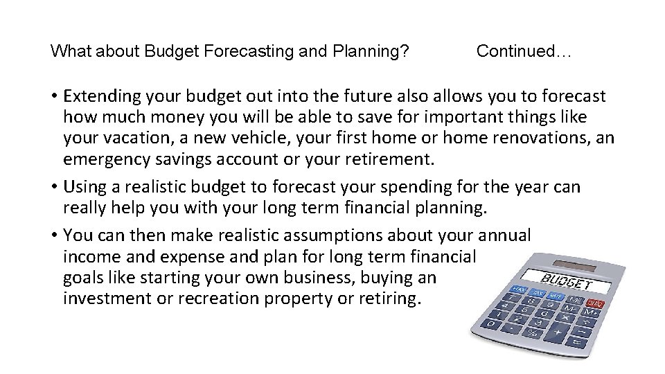 Why Building A Budget Is So Important Objective