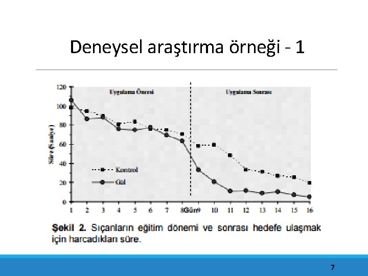 Deneysel araştırma örneği - 1 7 