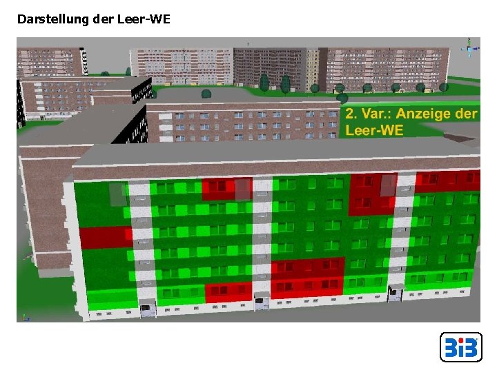 Darstellung der Leer-WE 