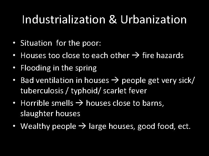 Industrialization & Urbanization Situation for the poor: Houses too close to each other fire