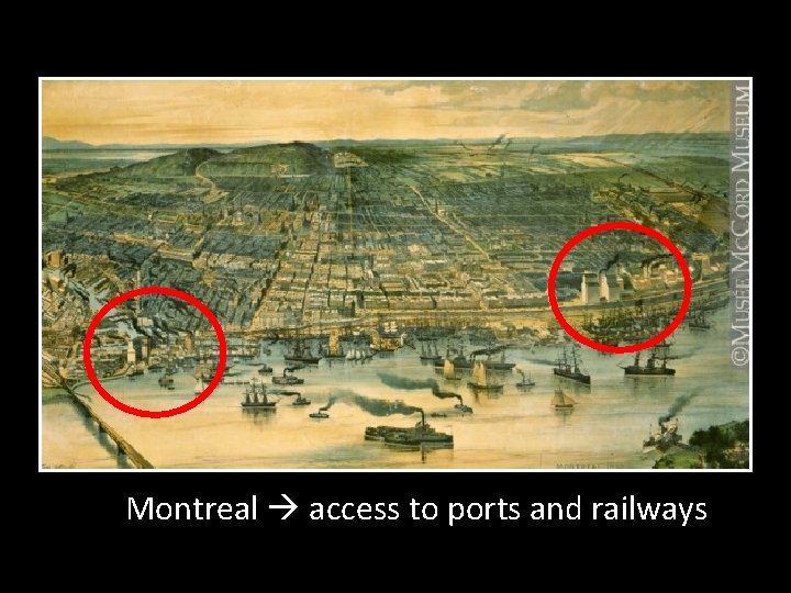 Montreal access to ports and railways 