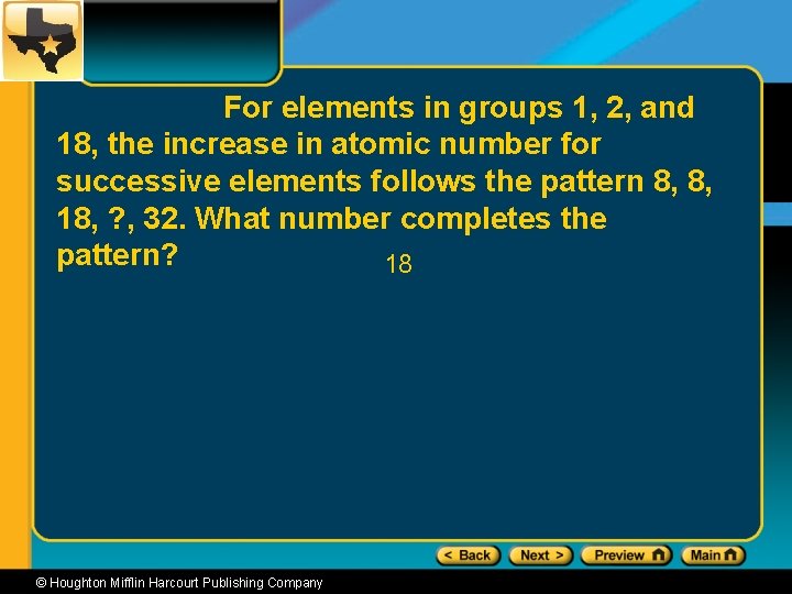 For elements in groups 1, 2, and 18, the increase in atomic number for