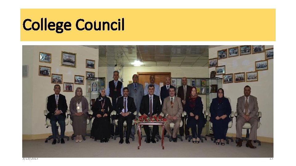 College Council 3/13/2017 17 College Council 3/13/2017 17
