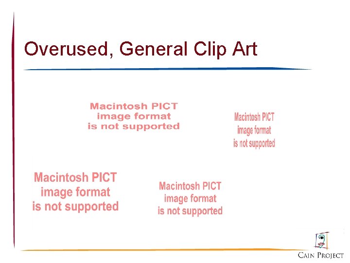 Overused, General Clip Art 