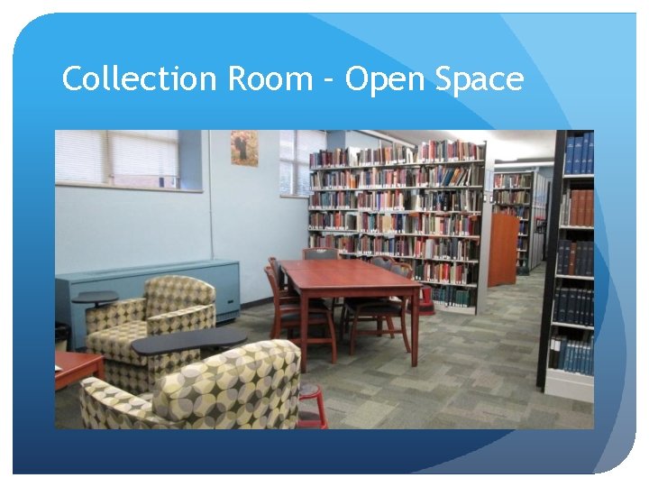 Collection Room – Open Space 
