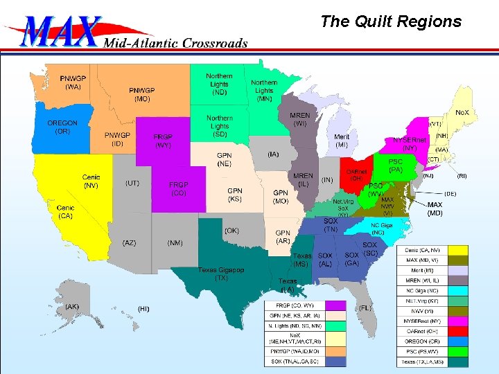 The Quilt Regions 