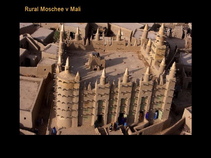 Rural Moschee v Mali 