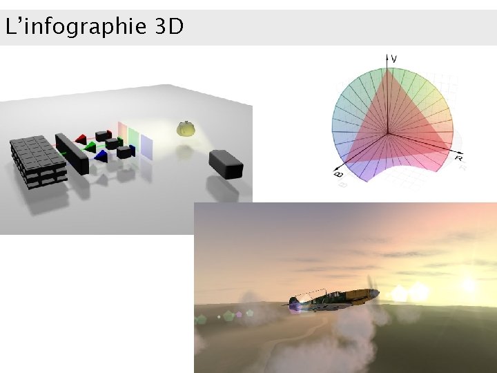 L’infographie 3 D 