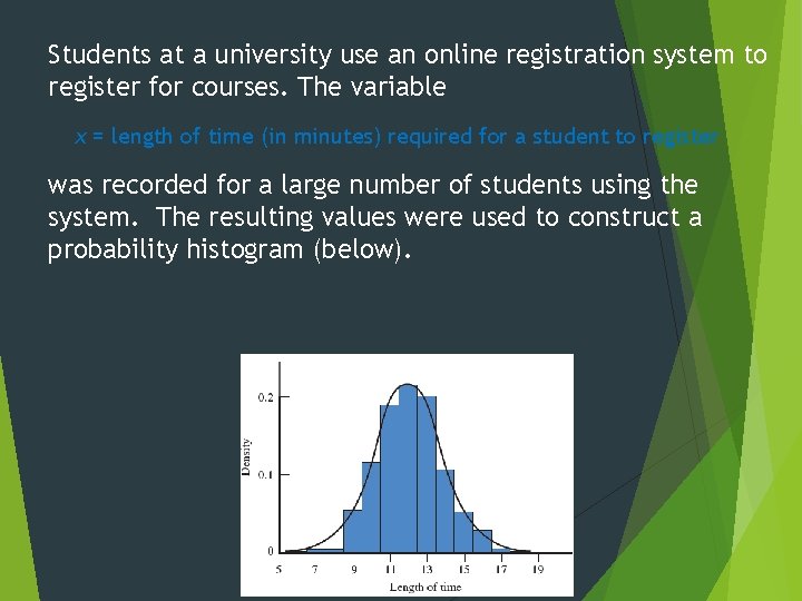 Students at a university use an online registration system to register for courses. The