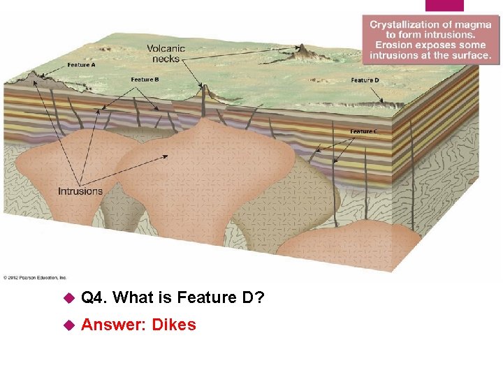 12 Q 4. What is Feature D? Answer: Dikes 