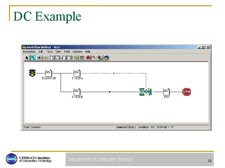 DC Example Department of Computer Science 16 