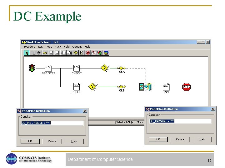 DC Example Department of Computer Science 17 