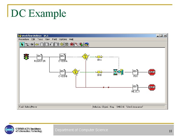 DC Example Department of Computer Science 18 