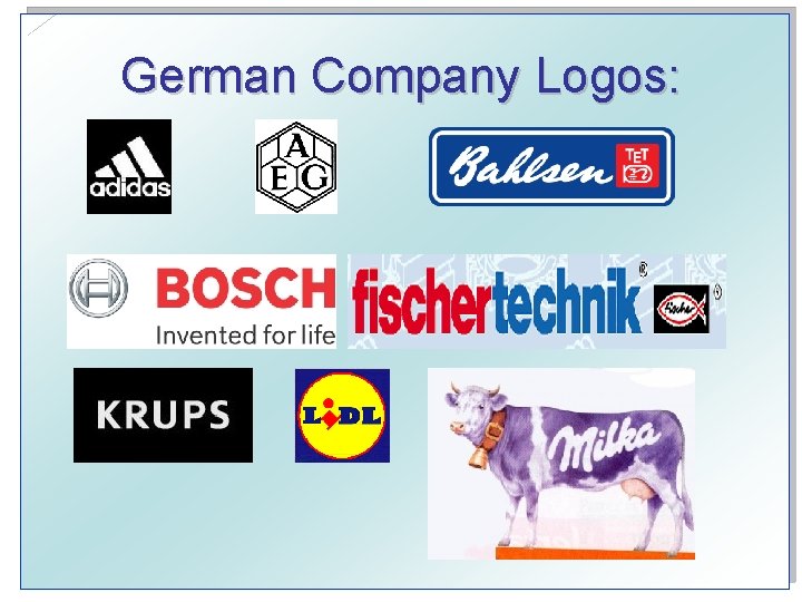 German Company Logos: 