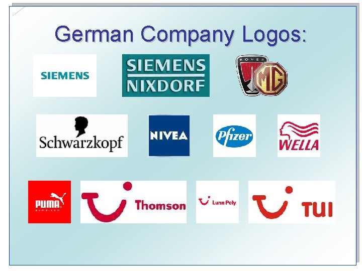 German Company Logos: 