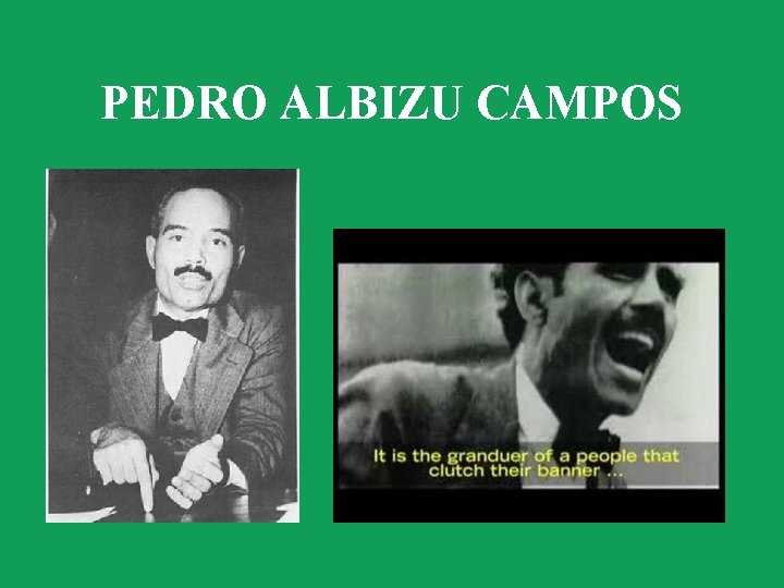 PEDRO ALBIZU CAMPOS Yahoo! V 