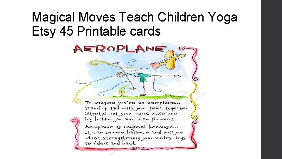 Magical Moves Teach Children Yoga Etsy 45 Printable cards 