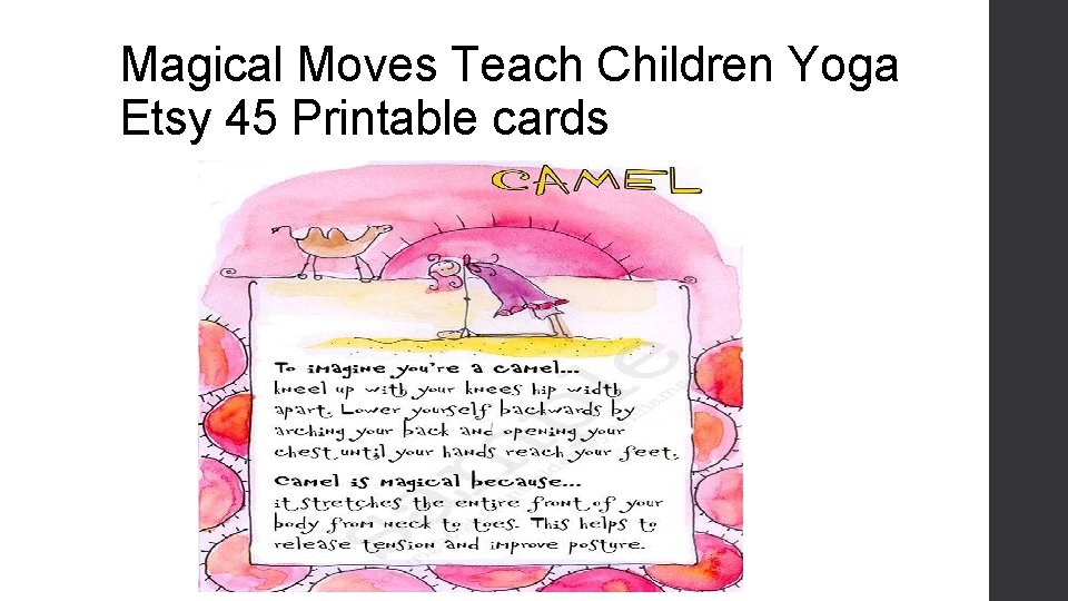 Magical Moves Teach Children Yoga Etsy 45 Printable cards 