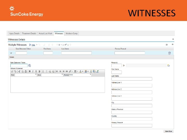 WITNESSES WITNESSES