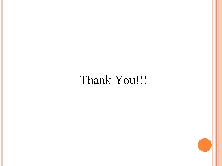 Thank You!!! 