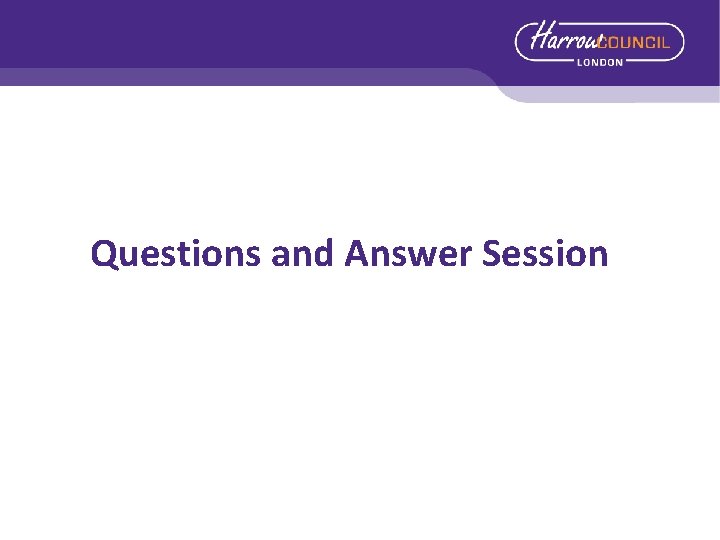 Questions and Answer Session 