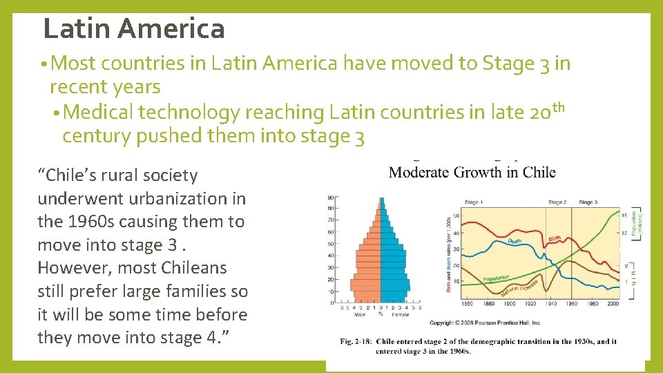 Latin America • Most countries in Latin America have moved to Stage 3 in