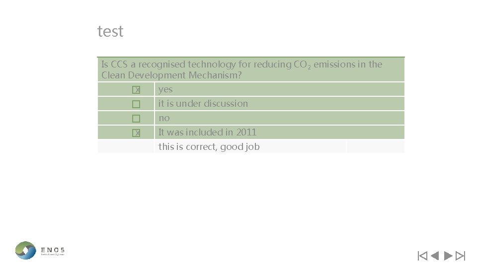 test Is CCS a recognised technology for reducing CO 2 emissions in the Clean