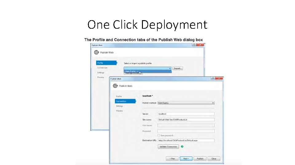 One Click Deployment 