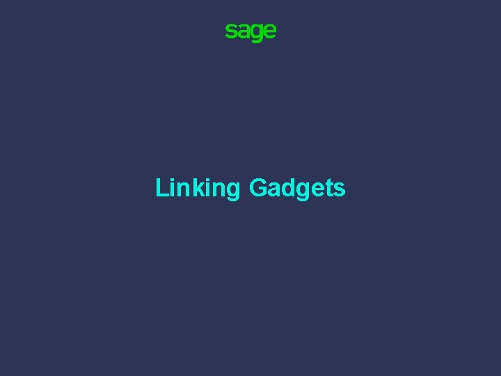 Linking Gadgets 