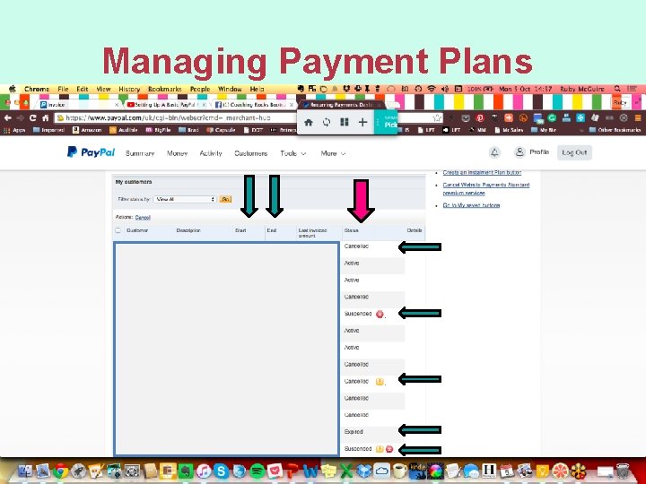 Managing Payment Plans 