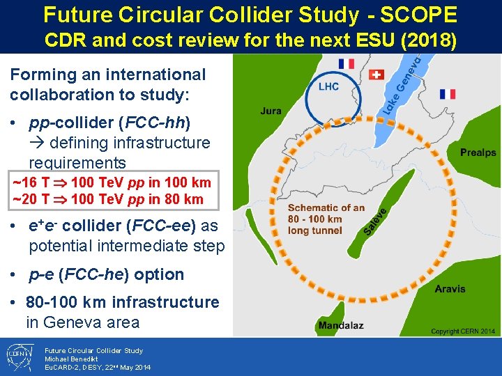 Future Circular Collider Study - SCOPE CDR and cost review for the next ESU