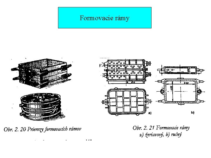 Formovacie rámy 