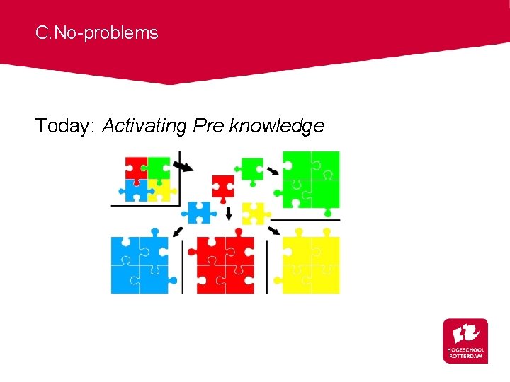 C. No-problems Today: Activating Pre knowledge 