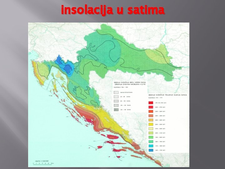 insolacija u satima 