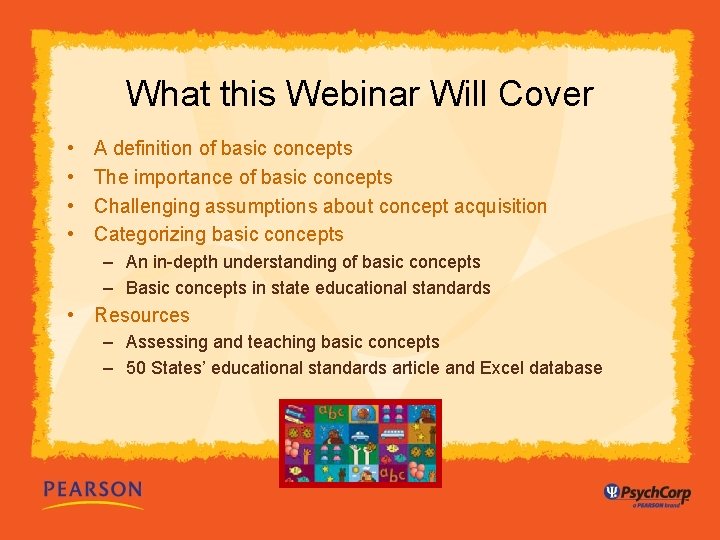 What this Webinar Will Cover • • A definition of basic concepts The importance