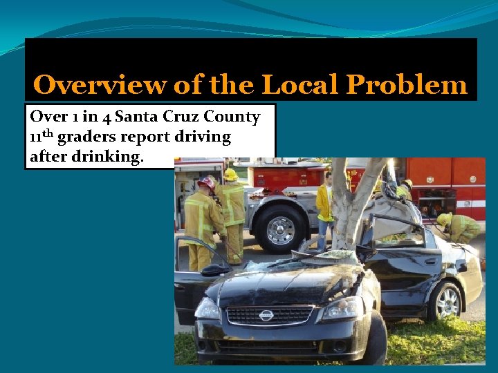 Overview of the Local Problem Over 1 in 4 Santa Cruz County 11 th