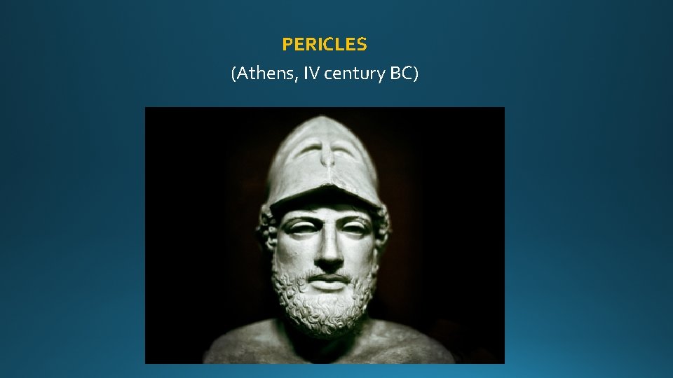 PERICLES (Athens, IV century BC) 