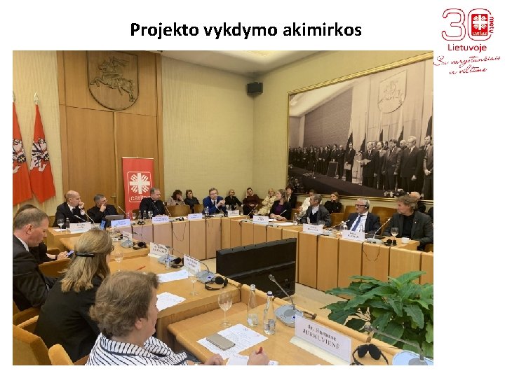 Projekto vykdymo akimirkos 