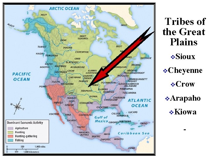 Tribes of the Great Plains v. Sioux v. Cheyenne v. Crow v. Arapaho v.