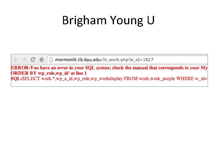 Brigham Young U 