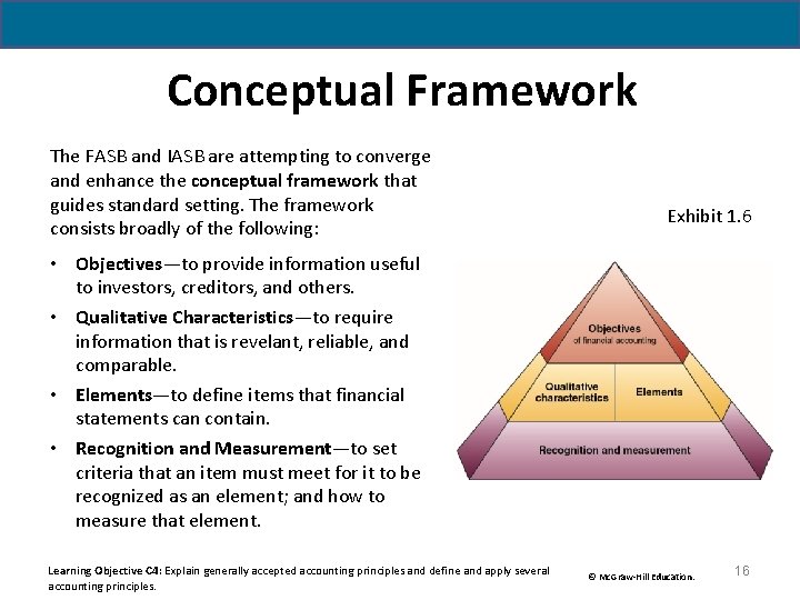 Conceptual Framework The FASB and IASB are attempting to converge and enhance the conceptual Conceptual Framework The FASB and IASB are attempting to converge and enhance the conceptual