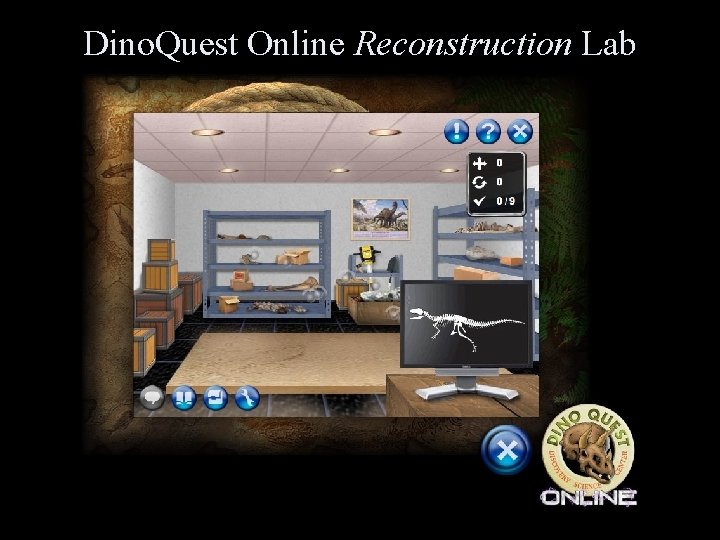 Dino. Quest Online Reconstruction Lab 