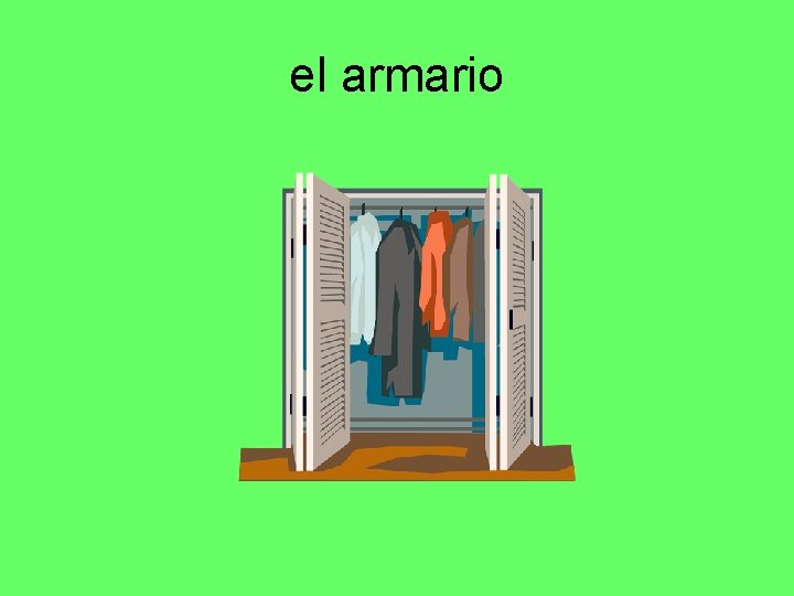 el armario 