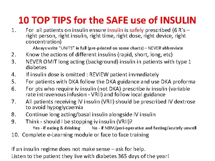 1. 2. 3. 4. 5. 6. 7. 8. 9. 10 TOP TIPS for the