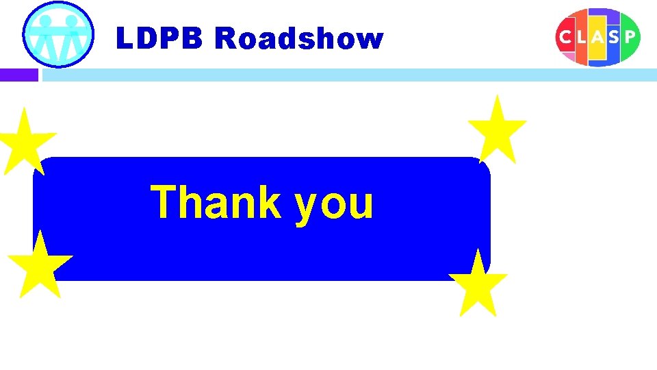 LDPB Roadshow Thank you 