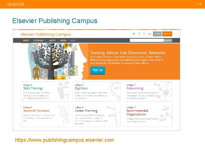 | 19 Elsevier Publishing Campus https: //www. publishingcampus. elsevier. com 